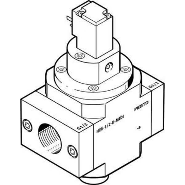 On-Off Valve HEE-1/4-D-MINI-110, Festo, Mfr#: HEE-1/4-D-MINI-110